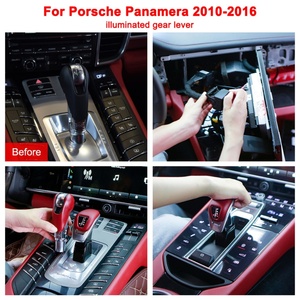 NaviHua <b>Interior</b> <b>Accessories</b> Car Digital Illuminated Shift Knob LED Transmission Upgrade Kit for Porsche Panamera 970 2010-2016 - Product Image 5