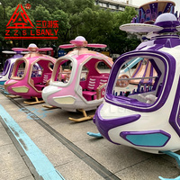 Manèges rotatifs Sky City pour parcs d'attractions, en fibre de verre et acier, pour centres commerciaux