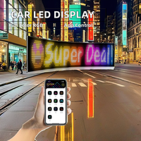 Écran d'affichage numérique LED flexible pour vitres de voiture, multifonctionnel et programmable, idéal pour la publicité en centre commercial – Grande Vente