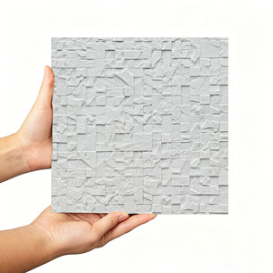 Panel de Pared con Textura Cóncava de Cubo 3D <span class=keywords><strong>Mate</strong></span> para Decoración Interior Sencilla de Casas y Alojamientos - Product Image 4
