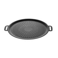 Plaque de cuisson coréenne portable en pierre Maifan Smartpan pour barbecue, plaque ronde sans fumée pour cuisson intérieure