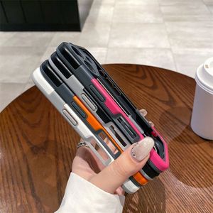 Funda Protectora para Teléfono con Diseño Simple de Disipación de Calor y Colores en Contraste para <span class=keywords><strong>iPhone</strong></span> 16 Plus 15 14 Pro Max 13 12 Mini 11 XS XR - Product Image 4