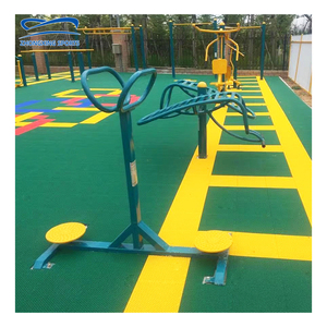 Piso ensamblado suspendido Pp cancha deportiva usada azulejos entrelazados portátiles <span class=keywords><strong>baloncesto</strong></span> Tenis de Mesa suelo empalmado al aire libre - Product Image 2