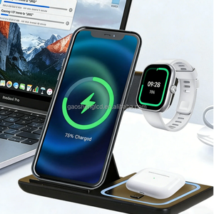 Support de bureau magnétique pliable pour charge sans fil 3-en-1 pour iPhone 17 16 15 <span class=keywords><strong>14</strong></span> <span class=keywords><strong>Pro</strong></span> <span class=keywords><strong>Max</strong></span> - Product Image 3