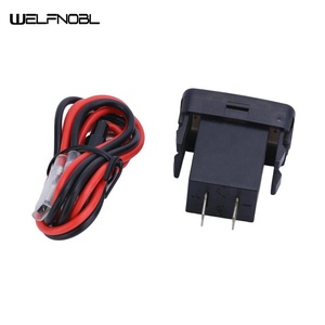 Đa USB Mở Rộng Bộ Sạc Ổ Cắm 12V 24V DC 2.1A 2 Cổng USB <span class=keywords><strong>Car</strong></span> Charger Với 5-30V Voltmater Pin Thiết Bị Đầu Cuối - Product Image 3