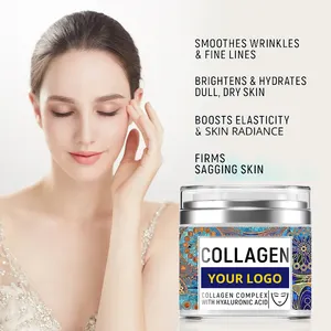 Collagene acido ialuronico crema idratante rassodante per la pelle rassodante crema viso antirughe istantanea antietà per le donne