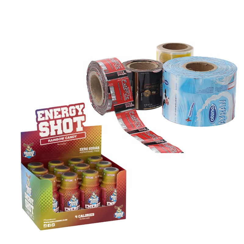 High Quality Heat Plastic Cold Sleeve Wrapping Energy Shot Drink Can Tin Wholesale Custom UV Printing Shrink Sealing Packaging