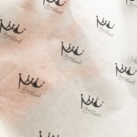 Papier d'emballage cadeau de luxe écologique 17 g/m² imperméable avec logo personnalisable pour l'emballage de vêtements et de chaussures en gros