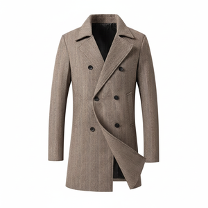 High Quality New Arrival Best Selling Men Long <b>Coats</b> Outdoor Use Breathable Men Long <b>Coats</b> - Product Image 1
