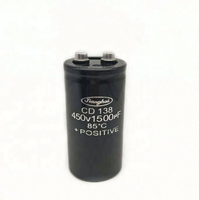 High Quality Big Capacitor CD138 Screw Terminal Aluminium Electrolytic Capacitor 450V 1500UF Factory Wholesale