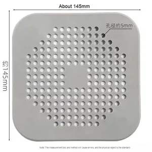 Hot-Selling for Kitchen Hair Filter Net Anti-Clogging <b>Bathroom</b> <b>Drain</b> with Suction Cup for Floor <b>Drain</b> Strainer - Product Image 6