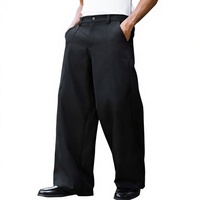 Pantalon Chino Formel Plissé Ample et Élégant pour Homme, Style Rétro Classique Couleur Unie, Coupe Large, Idéal pour l'Été – Personnalisation OEM