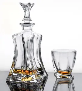 Bicchiere da vino in borosilicato realizzato a mano di alta qualità brocca in vetro 1 Pc bicchiere da whisky in cristallo Decanter Set di tazze per Bar Hotel