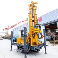 Foreuse hydraulique sur chenilles pour puits d'eau et forages miniers 260m/360m/460m/560m