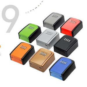 Password Key <b>Box</b> Aluminum Mechanical <b>Combination</b> <b>Lock</b> Construction Site Project Temporary Door <b>Lock</b> Key Holder Dormitory Use - Product Image 1