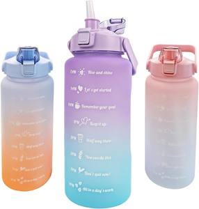 Large Capacity 3-in-1 Portable Eco-Friendly Anti-corrosion Gradient Sports Water Bottle Direct <b>Drinking</b> <b>Straw</b> Made In Vietnam - Product Image 1