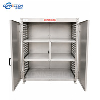 Casier de rangement perforé ventilé pour extérieur, solution de stockage industrielle équipée de portes doubles verrouillables pour bouteilles de propane