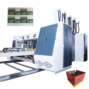 Machine d'impression de Flexo de machine d'imprimante de boîte en carton pour la boîte ondulée de carton