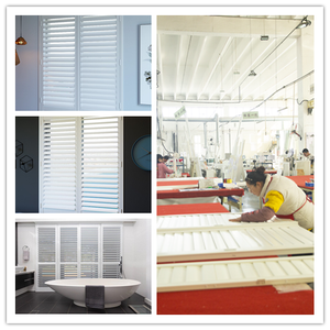 Volets de fenêtre intérieurs de haute qualité en gros Volets de plantation extérieurs Volets de fenêtre en <span class=keywords><strong>PVC</strong></span> respirant Volets aveugles de Chine - Product Image 6