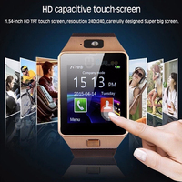 Reloj Inteligente DZO9 Square Fitness Tracker Compass Alloy Relog Inteligente con Tarjeta SIM 2G para iOS y Android, para Hombres y Mujeres