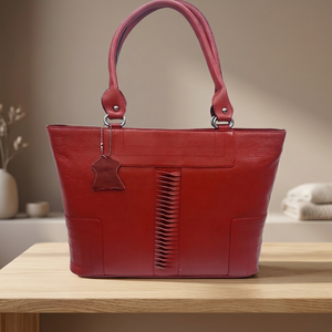 BS INTERNATIONAL Cartera Grande de Cuero Vacuno Genuino, Duradera, de Buena Calidad, con Cierre de Cremallera, Impermeable, Ecológica, Suave y Ligera - Product Image 2
