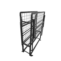 Usine de lit pliant portable double simple de haute qualité pour hôtel Lit moderne plié en Chine