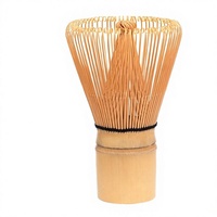 Ensemble de 2 fouets à matcha en bambou de style japonais traditionnel, fabriqués à la main, fouet à matcha à 100 brins pour une préparation authentique du thé