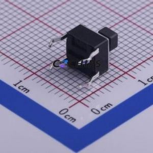 STP-1234A Tactile Switch Through hole Component THT-4P,6x6mm Switch Single Pole Single Throw Rectangle Button 1.6N Through Hole - Product Image 1