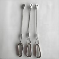 Câble métallique en acier galvanisé standard ASME/BISMA avec crochet en acier inoxydable