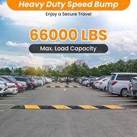 Bosses de vitesse en caoutchouc Boulon Pointes Ancres Capacité de charge 66000 LBS Vitesse Humps pour asphalte Allée