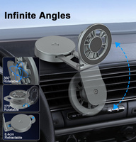 Support magnétique portable pour téléphone, fixation pour ordinateur portable et tableau de bord de voiture avec adhésif 3M pour écran de véhicule électrique Tesla
