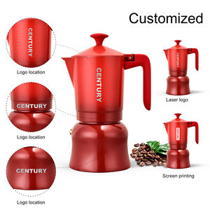 3/6 tazas Cafetera italiana de aluminio Mini Espresso <span class=keywords><strong>Cafetería</strong></span> Cafetera portátil Express <span class=keywords><strong>Moka</strong></span> Cafetera - Product Image 4