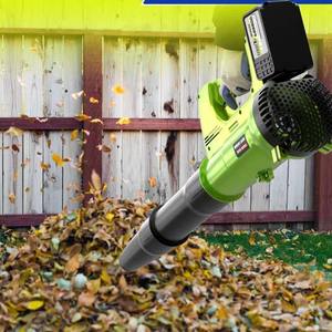 21V 무선 잎 송풍기 휴대용 배터리 잎 송풍기 잎 눈 먼지 날리기 정원 전기 잎 송풍기 - Product Image 3