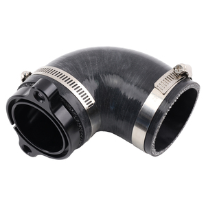 Codo de Silicona 90 °   Conector de Aluminio de 2.5"-2.75" con Brida para Toyota GR Yaris / Corolla 1.6L Turbo Upgrade ICP020-BK - Product Image 5