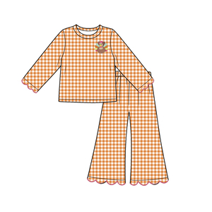 Kids <b>Christmas</b> Vintage Red Truck Pine <b>Tree</b> Pajamas Long Sleeve <b>Top</b> Pants 2 Piece Toddler Holiday Pinecone Print Home Set - Product Image 6