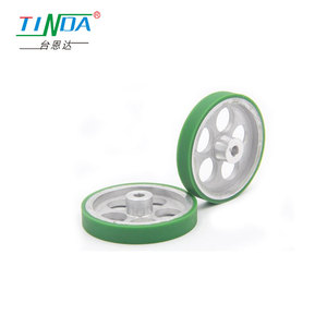 Ruedas <span class=keywords><strong>AGV</strong></span> de Venta Directa de Fábrica, Poliuretano de Alta Calidad Resistente al Desgaste y a Altas Temperaturas, 3 Meses de Garantía, Industria del Aluminio - Product Image 6