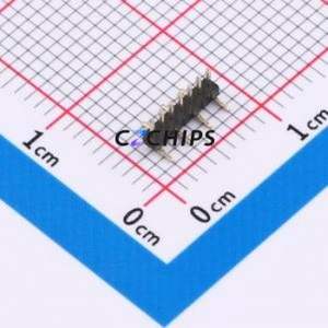 A100UL-WD07P Pin Header SMD,P=1mm Connector ( Pin Structure: 1x7P )( Pitch: 1mm )( Round Pin / Square Pin: Pin Header ) - Product Image 1