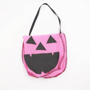 Ensemble de costume de cape rose et noire pour enfants MS, chapeau de sorcière papillon, sac à bonbons en forme de citrouille, tenue de cosplay pour filles pour la fête d'Halloween - Product Image 4