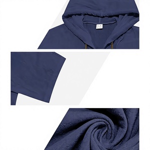 Men Solid Color Breathable Knitted Polyester/Cotton Hooded Short Sleeve Shirt Set Button-Up Top Elastic Waist Shorts Casual - Product Image 5
