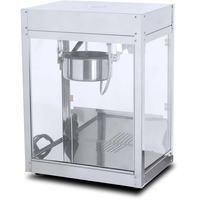 Machine à Popcorn Haute Capacité 6 oz, Machine à Popcorn Électrique Industrielle Commerciale