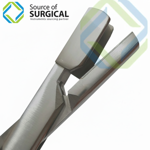 Pince à poignée d'épluchage en or Pointe T C Ensemble d'instruments de torsion de coupe de fil d'acier inoxydable manuel Instruments chirurgicaux de sécurité MOL - Product Image 1