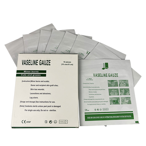 Vendaje de gasa de parafina quirúrgica desechable al por mayor medicado transpirable 10x10cm EO desinfectado certificado CE - Product Image 6