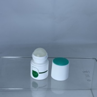 Rechargeable 30ml 60ml PP Couvercle Rond En Plastique Couvercle Plat Déodorant Tube En Plastique Vide Rouleau sur Bouteille Cosmétique