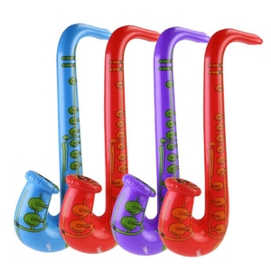 Saxofón Inflable Multicolor al por Mayor, Juguete de Saxofón Inflable para Juegos de Jardín de Infancia, Actuaciones en Escenario, Fiestas Infantiles - Product Image 1