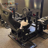 Chaise VR de course automobile pour 4 joueurs, plateforme de mouvement dynamique hydraulique 4DOF 6DOF pour utilisation commerciale dans les parcs à thème