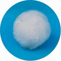 Fibre de rembourrage creuse en polyester, prix de la fibre de polyester creuse vierge