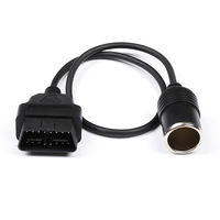 Câble JS JS-OBD923 OBD2 mâle allume-cigare femelle Cable-1.8FT 18AWG cuivre pur haute vitesse Charge-Plug Play CE pour pour