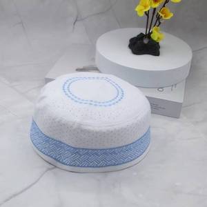 Nuevo gorro étnico de algodón puro para hombre, pañuelo bordado, estilo islámico, judío y musulmán, combinado con pañuelo y oración árabe - Product Image 3