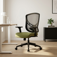 Chaise de bureau ergonomique moderne en maille avec fonction de levage, verrouillage d'inclinaison, accoudoirs 3D réglables, dossier en mousse moulée réglable