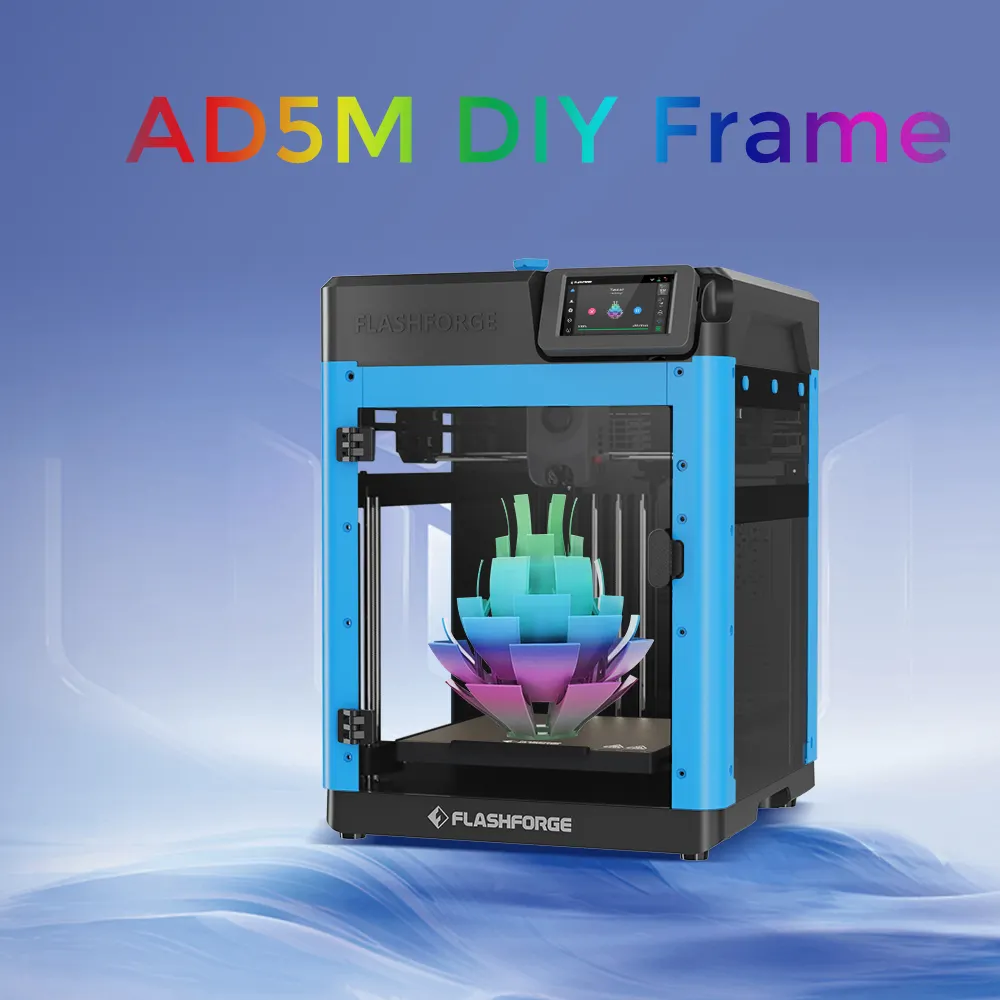 फ्लैशफोर्ज एडवेंचरर 5एम एफडीएम 3डी प्रिंटर DIY किट मैक्स 600मिमी/एस फास्ट हाई स्पीड 3डी प्रिंटिंग